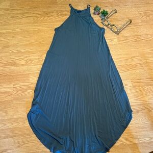 Olivia Rae Teal Maxi Dress